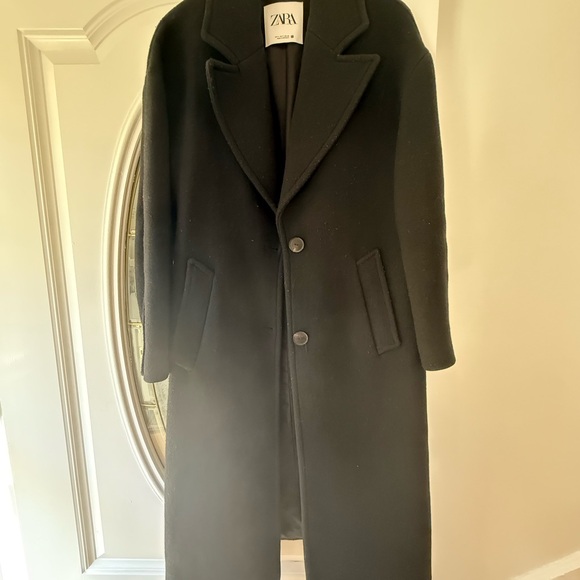 Zara Women’s Wool Blend Oversized Coat. - Picture 1 of 6